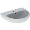 GEBERIT - SELNOVA LAVABO 55 CM. MONOFORO IN VETROCHINA BIANCO 500.315.01.7