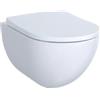 GEBERIT - ACANTO VASO WC SOSPESO A CACCIATA RIMFREE CON SEDILE CHIUSURA RALLENTATA BIANCO 500.606.01.2