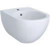 GEBERIT - ACANTO BIDET SOSPESO MONOFORO IN VETROCHINA BIANCO CON FISSAGGIO NASCOSTO 500.601.01.2