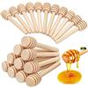 WZYTEU 35 Pezzi Spargimiele Legno, Mini Bastoncini Miele per Miele e Gadget, Feste di Nozze, Ringraziamento(10 cm)