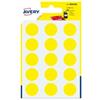 AVERY Etichette adesive tonde PSA - in carta - permanenti - diametro 19 mm - 15 et-fg - 6 fogli - giallo - Avery (unità vendita 1 pz.)