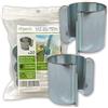 Elegardn Lotto da 20 Clip 25mmx30mm per Serre Tunnel Serra telone da Giardino in Metallo con Rivestimento in Zinco