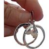 Generic .｡.: * ☆ ORECCHINI ANELLO TENDER MARTELLATO CON CRISTALLO LATTE ☆ * .: ｡. bellissimi orecchini pendenti, gioielli boho