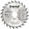 Trend Lama per sega CraftPro TCT a taglio incrociato, ideale per seghe circolari Einhell TE-CS165, 165 mm x 24 denti x 30 mm alesaggio, punta in carburo di tungsteno, CSB/16524