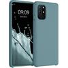 kwmobile Cover per OnePlus 8T Custodia - Back Case per Smartphone in Silicone TPU - Protezione Gommata - artic night
