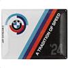 Nostalgic-Art Targa retrò, 30 x 40 cm, Official License Product (OLP), BMW Motorsport - Tradition Of Speed - Idee regalo per amanti BMW, in metallo, design vintage