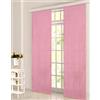 Gardinenbox Tenda per superfici, tenda scorrevole opaca, 85600. Pink