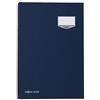 Pagna 24201-02 Signature Folder de Luxe 20 Pezzi Copertina Lino Flessibile Dorso Rosa Blotting Card de Luxe Etichettatura Piastra Blu