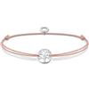 Thomas Sabo Little Secret LS125-401-19-L20V - Bracciale da donna in argento Sterling 925, 20 cm, Argento sterling Nylon, Nessuna pietra preziosa