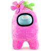 zheozeig Peluche Among Us - Rosa Con Fiore - Qualità Super Soft