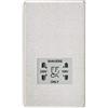 Knightsbridge SF8900BCG Senza Viti 115/230 V Doppia Tensione Inserto, Cromo Spazzolato/Grigio, Shaver Socket