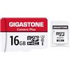 Gigastone Scheda di Memoria Micro SDHC da 16 GB, Telecamera Plus Serie, U1 C10 UHS-1, Velocità Fino a 85/15 MB/Sec(R/W) Compatibile con GoPro Fotocamere Videocamere Tavoletta, con Adattatore SD