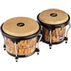 Meinl Percussion Meinl FreeRide Des. Bongos FWB190LB, 6 3/4+8, Leopard Burl #LB - Bongo