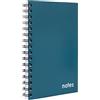 Collins Essential A5 Spiral Wiro - Taccuino a righe, 80 pagine, colore: foglia di tè