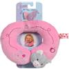 Gipsy Accessoire - Cuscino da collo per seggiolino da auto, a forma di gatto, con motivo mele, 24 cm, colore: Rosa