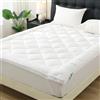Beedsooth Topper Piazze Francese 140x200cm, 3D Microfibra Morbido Coprimaterasso Una Piazza e Mezza di Microfiber, Antiallergico e Pieghevole Topper Materasso 140x200, Certificato OEKO-TEX