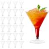 Matana - 48 Eleganti Bicchieri da Martini in Plastica, Bicchieri Cocktail (210ml) - Bicchieri per Dessert Riutilizzabili ed Eleganti per Compleanni, Matrimoni, Feste