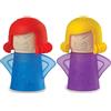 Fayemint Angry Mama - Pulitore a vapore per microonde, design ispirato agli anime, materiale sicuro in polipropilene, facile da usare, per cucina, casa, ufficio, forno a microonde, deodorante per
