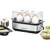 Rommelsbacher ER 600 - Cuociuova 400, acciaio inox/nero