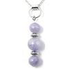 Handmade Collana da donna in acciaio inox con pendente in pietre naturali dallo stile raffinato e senza tempo