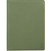 RHODIA 216003C - Portablocco e portadocumenti N°16 Verde Salvia - per Bloc-Notes e taccuini in Formato A5 17,5 x 23,5 cm (14,8x21 cm) - Simil Cuoio Italiano Premium - Collezione