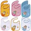 Duffi Baby 1074-00 - Bavaglino ricamato, 20 x 32 cm, multicolore, S