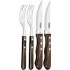 Tramontina Set Posate per Carne/BBQ Polywood 4 pzas