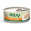 Oasy Specialità Naturale Cat Adult Straccetti in soft-jelly 70 gr - Pollo e Formaggio - Confezione da 24 pezzi - Cibo umido per gatti