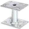 Alberts 219826 Staffa portapalo | da avvitare | zincata a caldo | 70 x 90 mm