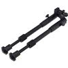 BigTron Tactical Accessories - Bipiede/Bipod di Montaggio Girevole Regolabile da 6 a 9 con Adattatore Barrel Universale Doppio Bloccaggio