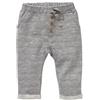 People Wear Organic Pantalone felpato in cotone bio - col. grigio chiaro a righe