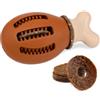 PetSafe - Gioco Masticabile con Biscotti-Ricompensa per Cani, Pollo, Gomma senza BPA, Gioco Interattivo per Animali Domestici - Aroma Pollo, M/L