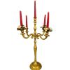 Gamma Service Candelabro oro 5 fuochi H 78 cm