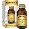 GIORGINI SER-VIS SRL ACCIAIOVIS-T 180PAST - Integratore di Vitamina C e Zinco, 180 Compresse, Supporto per il Sistema Immunitario