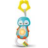 CLEMENTONI SpA Pinguino Interattivo Clementoni, Sonaglino per Bambini, Musiche Rilassanti, Effetti Sonori e Luce