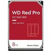 Western Digital WD Rosso Pro 8TB 3.5 NAS Hard Disk Interno, 7200 RPM, WD8003FFBX