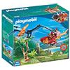 PLAYMOBIL Dinos 9430, Elicottero e Pterodattilo, Dai 4 anni
