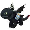 Play by Play playbyplay HTTYD Dragons, How to Tran Your Dragon 3 Peluche Toothless Night Fury Nero 30 cm Brilla al Buio
