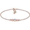 Elli Bracciale Basic Cristalli Argento Sterling 925, 7.5 inch, Cristallo Metallo, cristallo