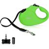 ETACCU Guinzaglio Retrattile per Cani 5M Estensibile Riflettente Manico Antiscivolo 50 kg Verde
