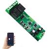 Newgoal Modulo relè Smart Switch WiFi a 2 canali, TUYA/App Smart Life per telecomando Smart Home, tempo momentaneo regolabile, compatibile con Alexa/Google Assistant