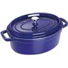 Staub Cocotte Ovale in ghisa Blu 29 cm