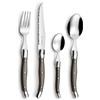 LOU LAGUIOLE - 48 posti da posto per 12 persone - Tradition - Acciaio 18/0 - Finitura Brillante - Pepper Grey