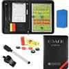 RoseFlower Cartella Tattica per Allenatore di Calcio, RoseFlower Lavagna Magnetica Calcio Attrezzatura da allenamento con Penne, Gomma, Spazzola - Coach board per Organizzazione Giocatori Tattiche e Strategie #3