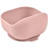 BÉABA - Ciotola in Silicone con Ventose, Scodella per Neonati e Bambini, Antiscivolo, Aderisce Ottimamente al Tavolo o al ripiano del Seggiolone, Compatibile con Microonde, Rosa