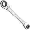 WIESEMANN 1893 Chiavi a bussola doppia con cricchetto 4 in 1 da 10, 13, 17, 19 mm con 72 denti chiavi a bussola poligonali I 81031