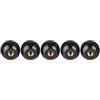 ViaGasaFamido 5Pz Manopola a leva a sfera 40mm Diametro M12 Filetto femmina Manopola a leva in bachelite nera Inserto in rame Sostituzione della macchina utensile