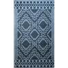 MANI TEXTILE TPS_BERB_NIR120 Tappeto, Poliestere, Nero, 120 x 180