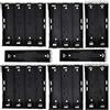 GTIWUNG 1/2/3/4 × 3.7V 18650 Batteria Titolare Caso Plastica Copertura della batteria Scatola di immagazzinaggio con il pin(1/2/3/4 Solts × 8 Pezzi)