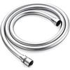 GRIFEMA G852-20 - Flessibile Doccia Acciaio, Cavo Soffione, PVC, Bianco, 2.0 m [Exclusiva Amazon]